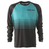Koszulka Alder L/S Jersey BLACK/TURQ - L