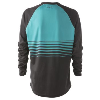 Koszulka Alder L/S Jersey BLACK/TURQ - L-10333