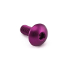 śruba M8x25 z łbem kulistym aluminiowa - PURPLE