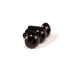 śruba M6x16 z łbem kulistym aluminiowa - BLACK-11227