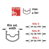 Opaska Caffelatex Strip Single M - 29