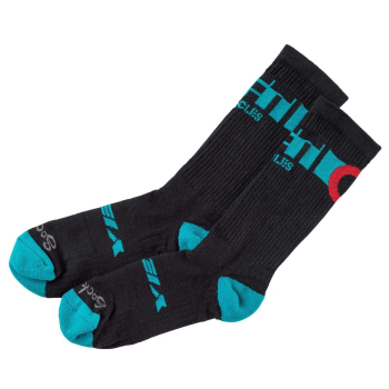 Skarpety Yeti CO Flag BLACK/TURQ - S/M
