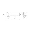 śruba M6x40 S - LBS Precision ti bolts-6118