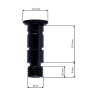 Główna śruba obrotu Ti Shimano - ProBolt - PURPLE-6153