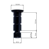 Główna śruba obrotu Ti Shimano - ProBolt - PURPLE-6154