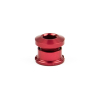 Aluminiowe śruby do korb z kominami 4mm - RED