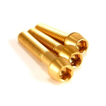 śruba M5x10 S stare złoto - LBS Precision ti bolts