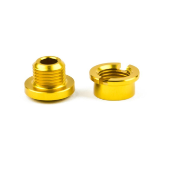 Aluminiowe śruby do korb z kominami 4mm - GOLD-6305