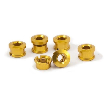 Aluminiowe śruby do korb z kominami 4mm - GOLD-6306