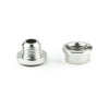 Aluminiowe śruby do korb z kominami 4mm - SILVER-6427