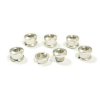 Aluminiowe śruby do korb z kominami 4mm - SILVER-6428