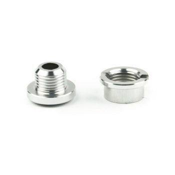Aluminiowe śruby do korb z kominami 4mm - SILVER-6427