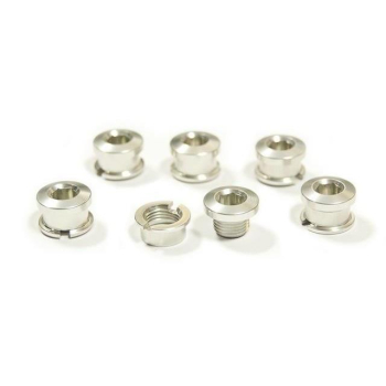 Aluminiowe śruby do korb z kominami 4mm - SILVER-6428