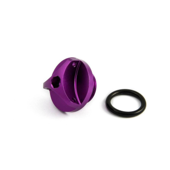 Aluminiowy korek wlewu oleju Honda i inne - PURPLE