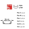 Opaska Caffelatex Strip Fat L - 26/27.5