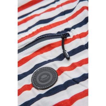 Chapeau! Cafe Jersey w pasy - WHITE/ORANGE - L-7651