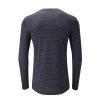 Mens Merino LS Base Layer - PETROL BLUE/PINK - M-7678