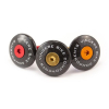 Carbonowy Top Cap 3K - 5.95 g.- RED