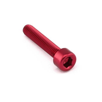 śruba M6x10 aluminowa ProBolt - RED