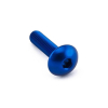 śruba M5x25 z łbem kulistym aluminiowa - BLUE