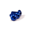 śruba M5x25 z łbem kulistym aluminiowa - BLUE-8505
