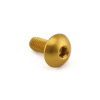 śruba M5x16 łeb kulisty alu ProBolt - GOLD