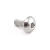 śruba M5x16 łeb kulisty alu ProBolt - SILVER