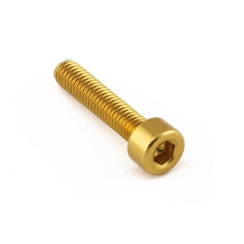 śruba M3x30 aluminowa ProBolt - GOLD