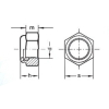 Nakrętka M5 ProBolt - PURPLE-8719