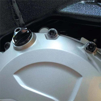 Aluminiowy korek wlewu oleju Honda i inne - BLACK-8805