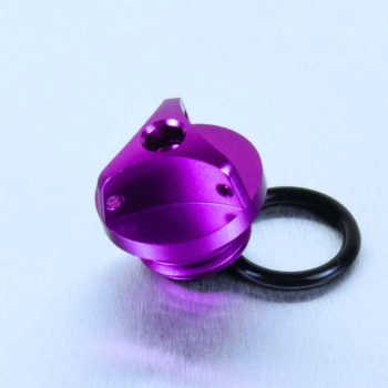 Aluminiowy korek wlewu oleju Kawasaki - PURPLE