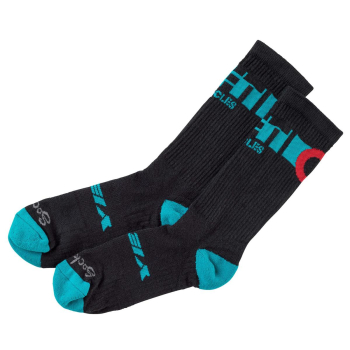 Skarpety Yeti CO Flag BLACK/TURQ - L/XL