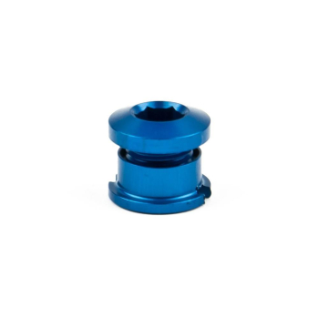 Aluminiowe śruby do korb z kominami 4mm - BLUE Aluminiowe śruby do korb z kominami 4mm - BLUE